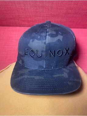 Equinox Black Camo Snapback Unisex Baseball Cap